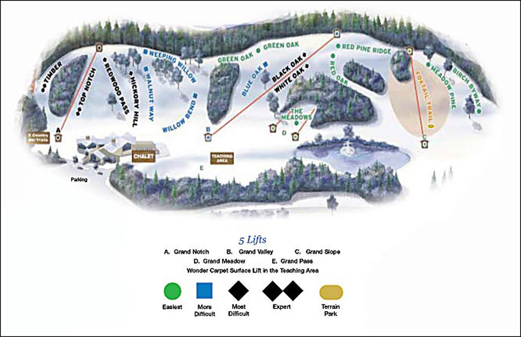 Grand Geneva Piste / Trail Map