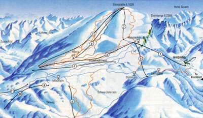 Kirchdorf Piste / Trail Map