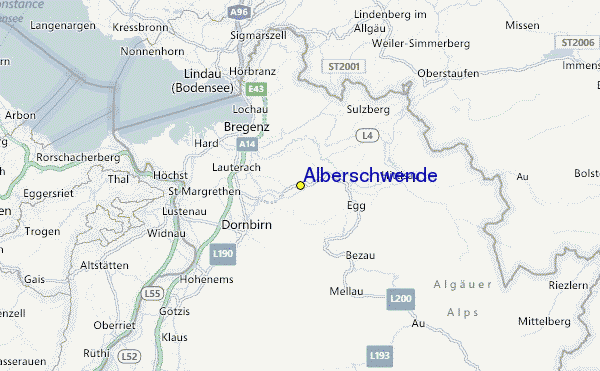 Alberschwende Location Map
