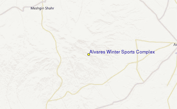 Alvares Winter Sports Complex Location Map