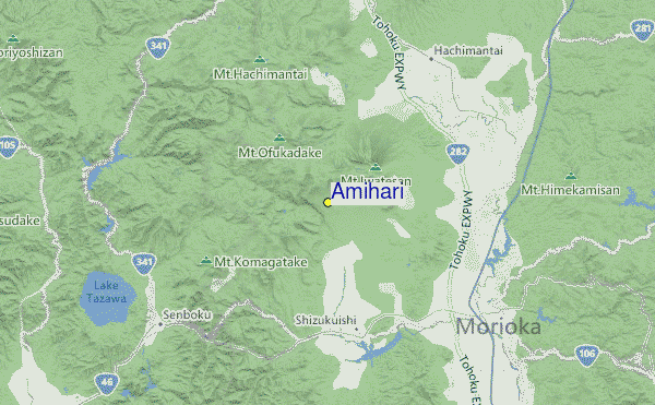 Amihari Location Map