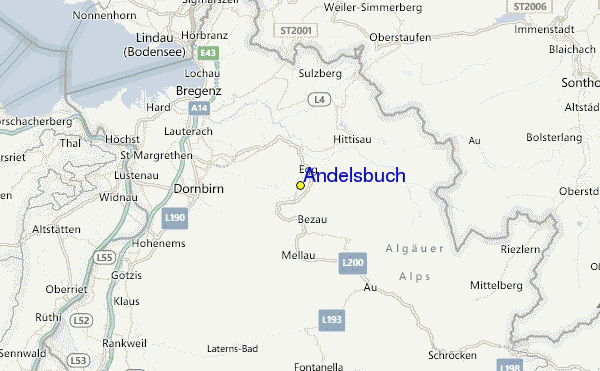 Andelsbuch Location Map