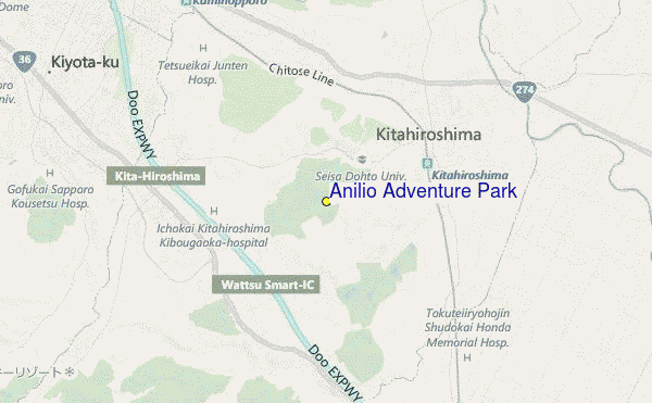 Anilio Ski Resort Location Map