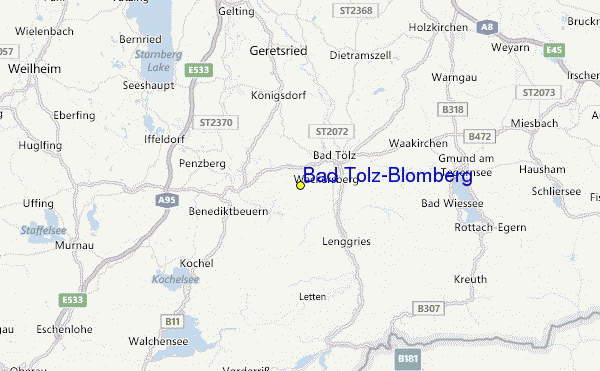 Bad Tölz/Blomberg Location Map