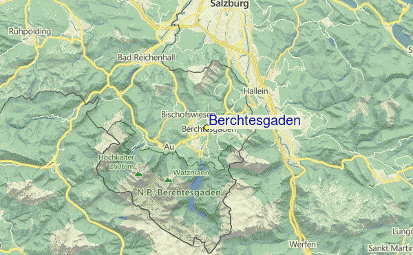 Berchtesgaden Location Map