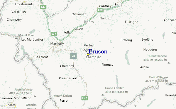 Bruson Location Map