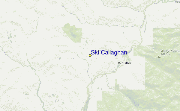 Ski Callaghan Location Map