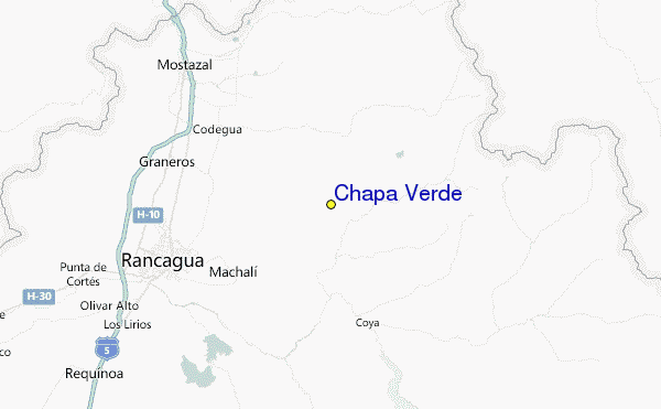 Chapa Verde Location Map