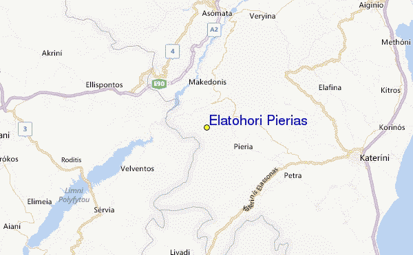 Elatohori Pierias Location Map