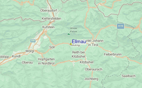 Ellmau Location Map