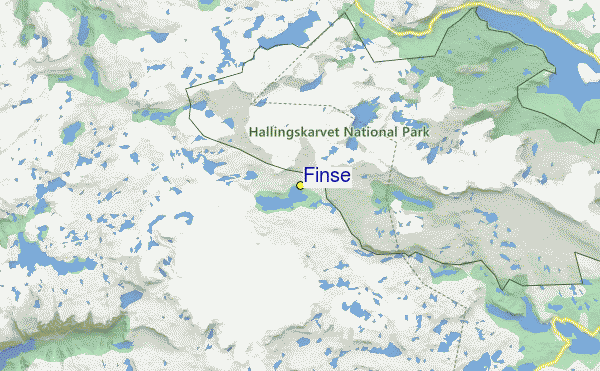 Finse Location Map