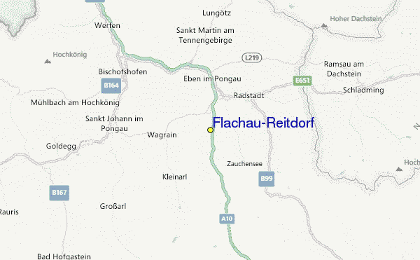 Flachau-Reitdorf Location Map