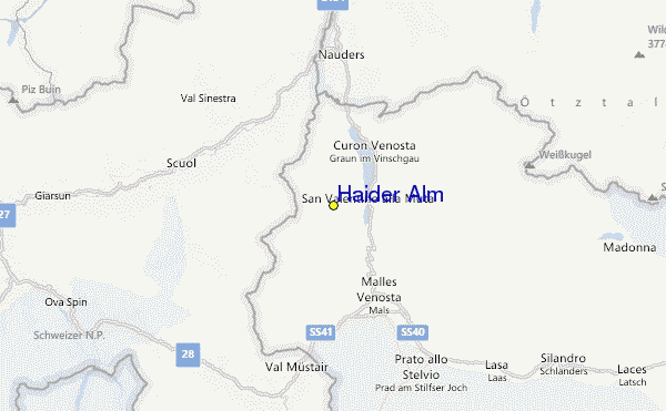 Haider Alm Location Map