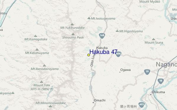 Hakuba 47 Location Map