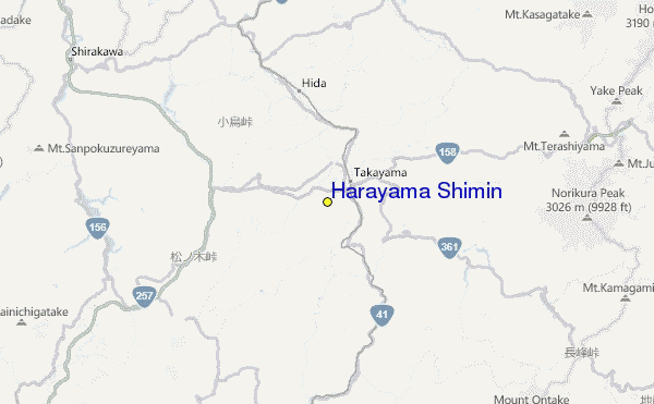 Harayama Shimin Location Map