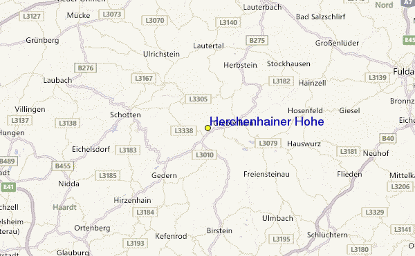 Herchenhainer Höhe Location Map