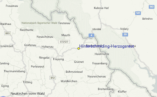 Hinterschmiding/Herzogsreut Location Map