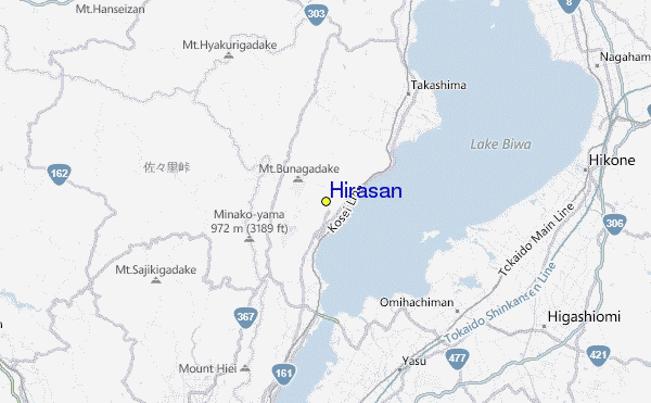 Hirasan Location Map