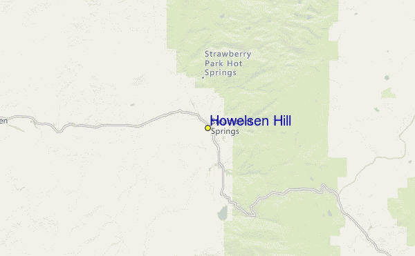 Howelsen Hill Location Map