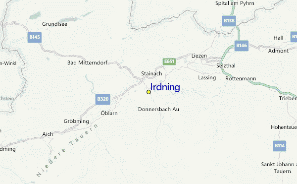 Irdning Location Map