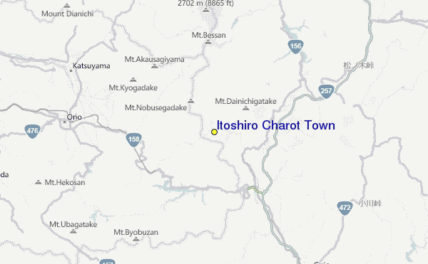 Itoshiro Charot Town Location Map