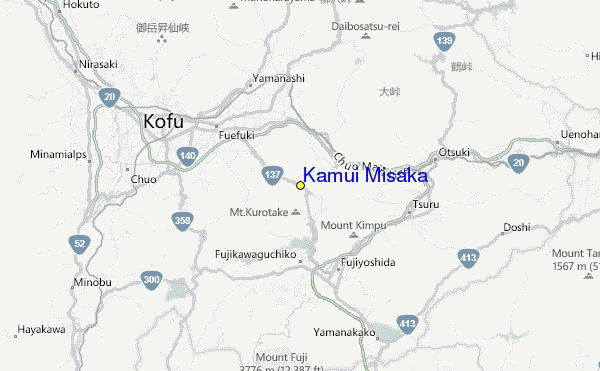 Kamui Misaka Location Map