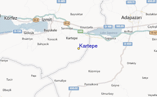 Kartepe Location Map