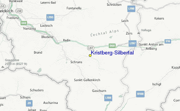 Kristberg-Silbertal Location Map