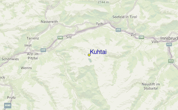 Kühtai Location Map