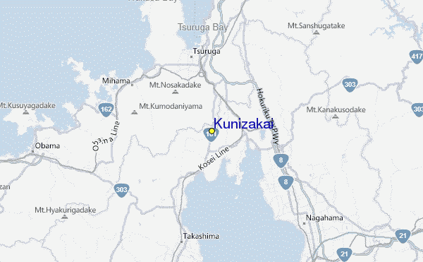 Kunizakai Location Map