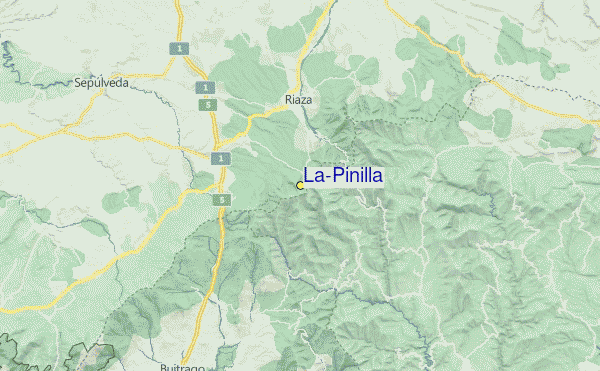 La-Pinilla Location Map