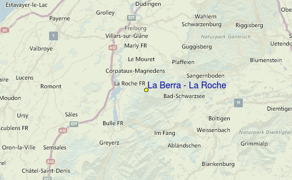 La Berra - La Roche Location Map