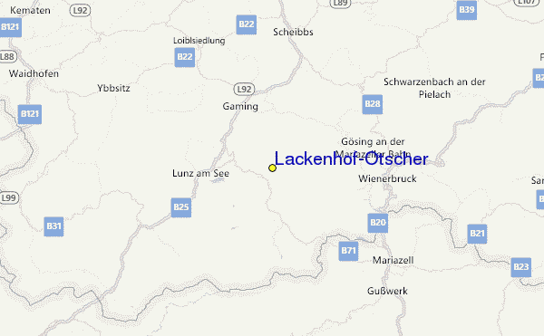 Lackenhof-Ötscher Location Map