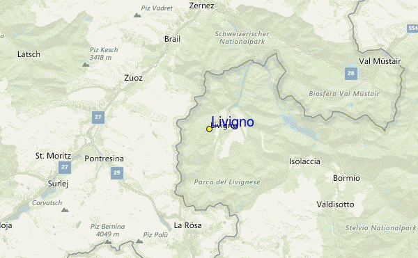 Livigno Location Map