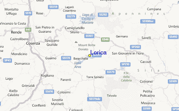 Lorica Location Map