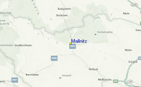 Mallnitz Location Map
