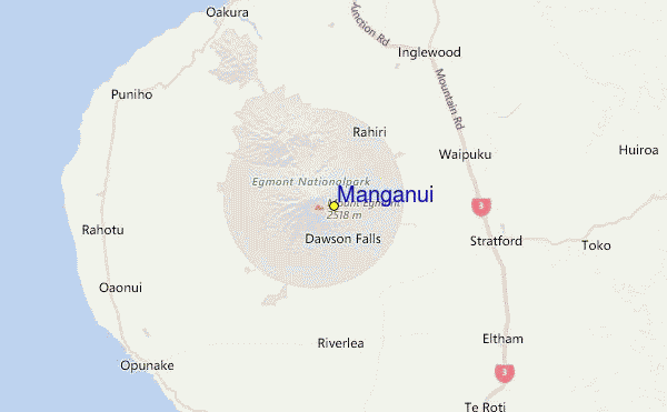 Manganui Location Map