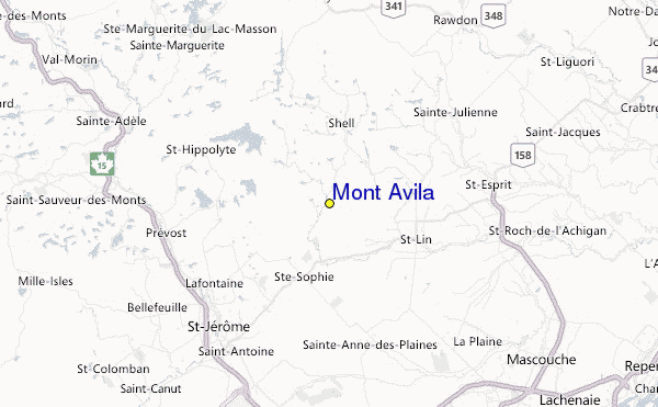 Mont Avila Location Map