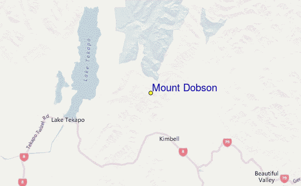 Mount Dobson Location Map