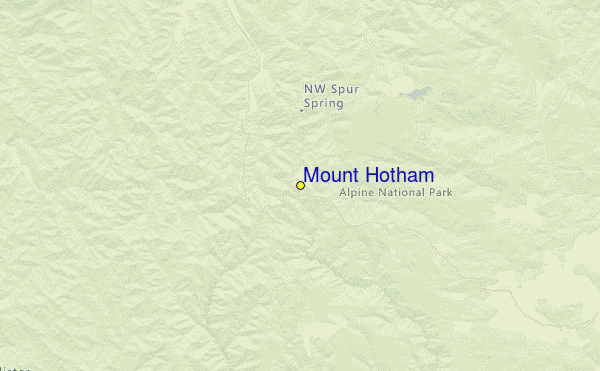 Mount Hotham Location Map
