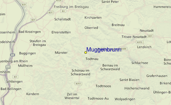 Muggenbrunn Location Map