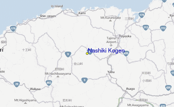Nashiki Kogen Location Map