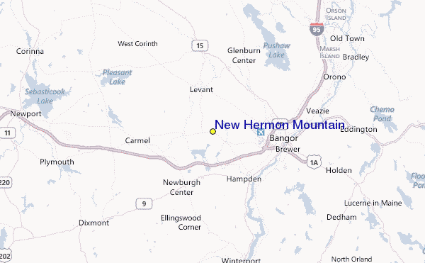 New Hermon Mountain Location Map