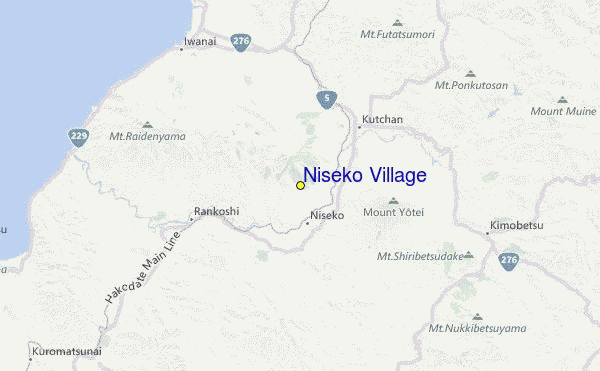 Niseko Village Location Map