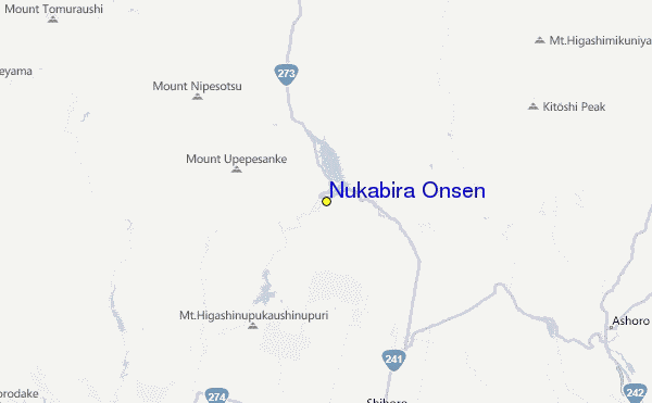 Nukabira Onsen Location Map