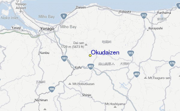 Okudaizen Location Map