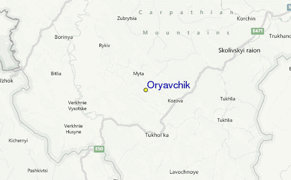 Oryavchik Location Map