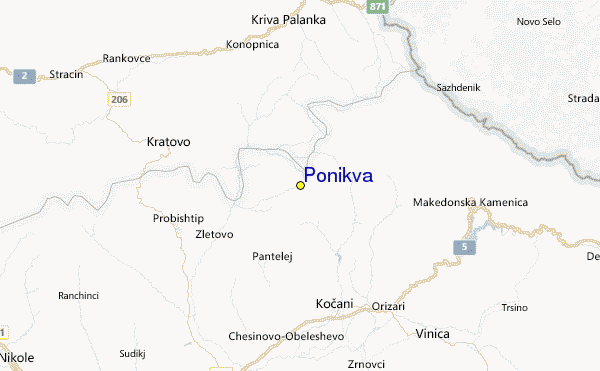 Ponikva Location Map