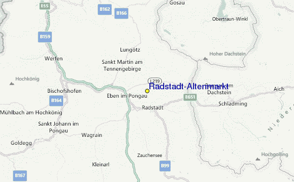 Radstadt/Altenmarkt Location Map
