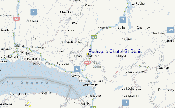 Rathvel s/Châtel-St-Denis Location Map